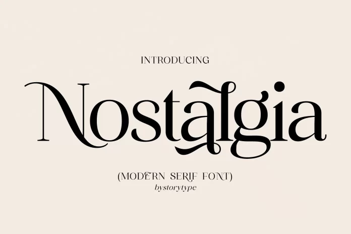 Nostalgia Typeface