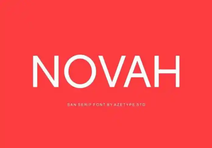 Novah Sans Free Font