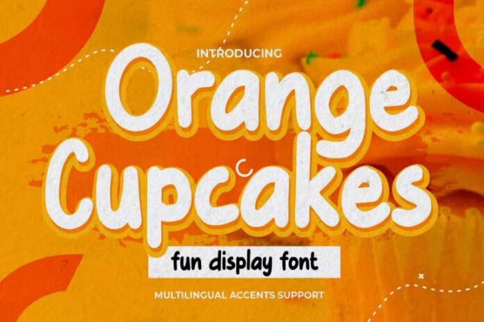 Orange Cupcakes Font