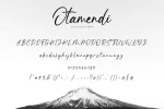 Otamendi Signature Font