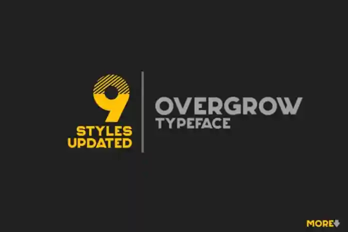 Overgrow Typeface Font