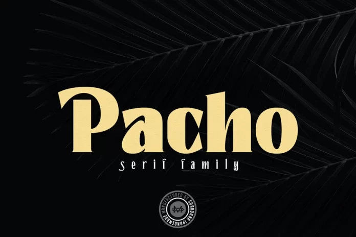 Pacho – Serif Font Family