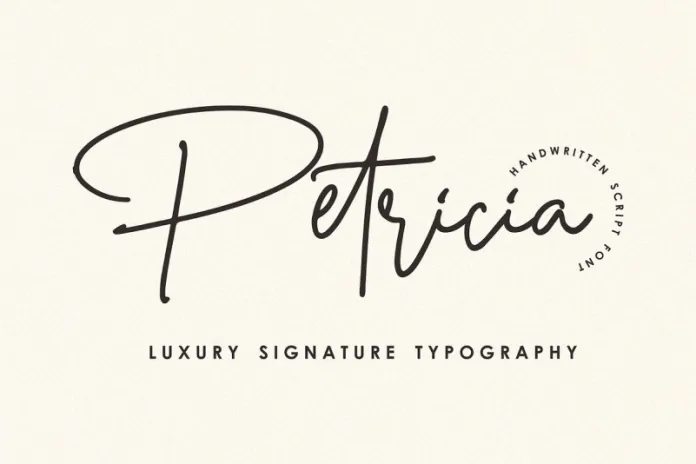 Petricia Signature Font