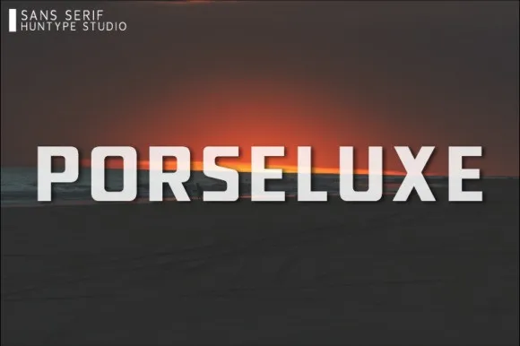 Porseluxe Font