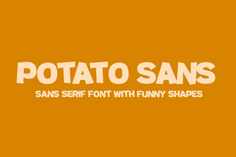 Potato Sans Font