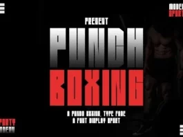 Punch Boxing Font