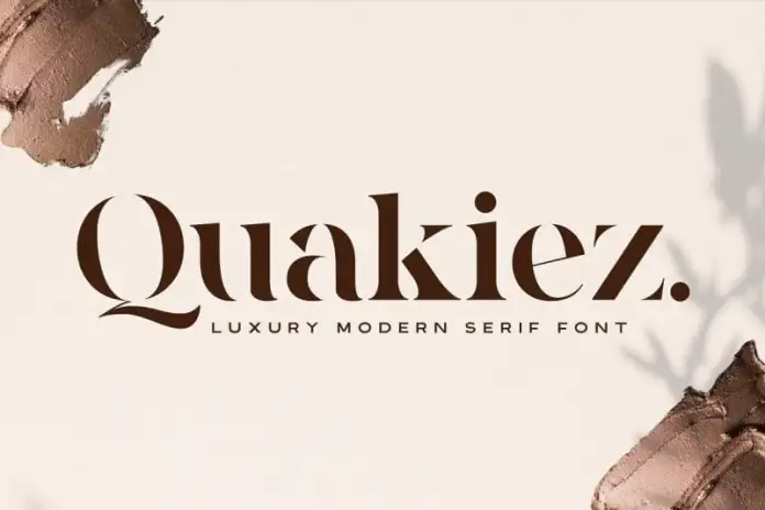 Quakiez Serif Font