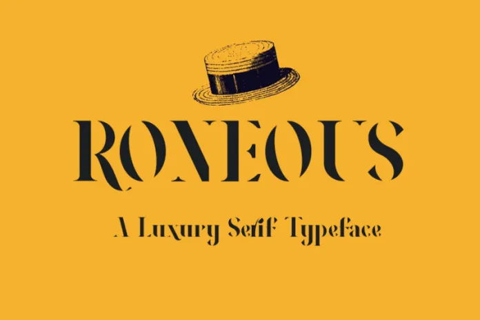 RONEOUS Serif Font