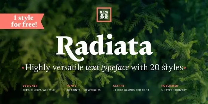 Radiata Serif Font Family