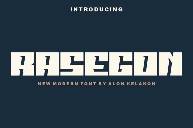 Rasegon Font