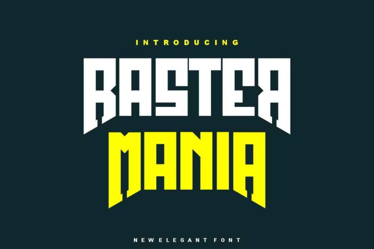 Raster Mania Font