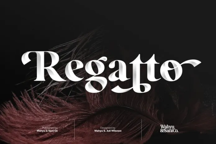 Regatto Display Font Demo