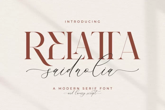 Relatta Saidnolia Font Duo