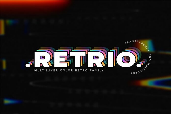 Retrio Color Family Font