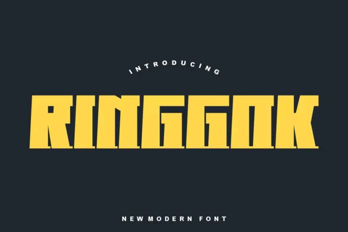 Ringgok Font
