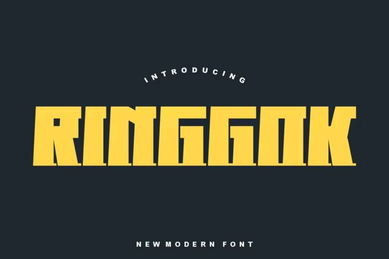 Ringgok Font