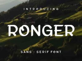 Ronger Font