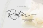 Routier Script Font