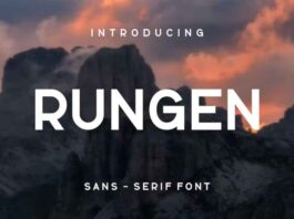 Rungen Font