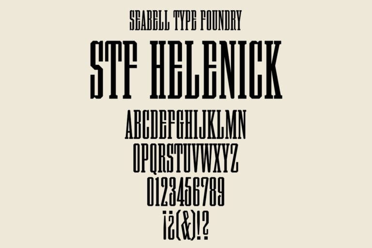 STF Charkley Black Font