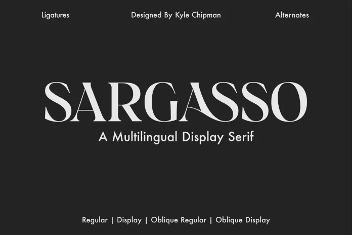 Sargasso Font