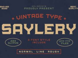 Saylery Font