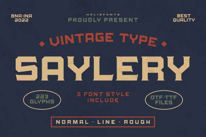 Saylery Font