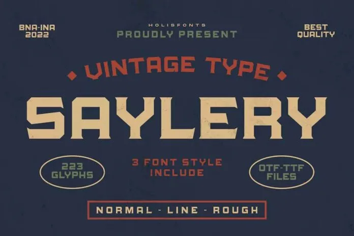 Saylery Font