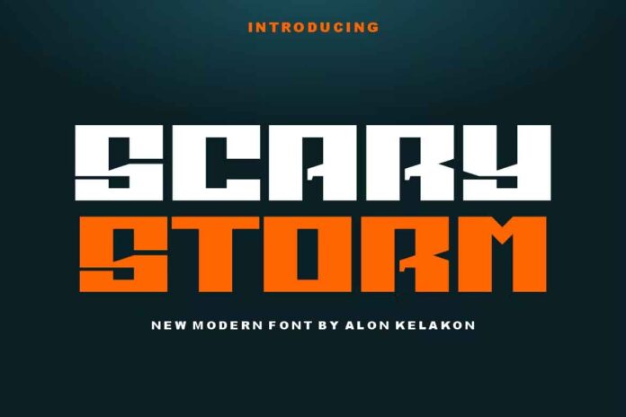 Scary Storm Font