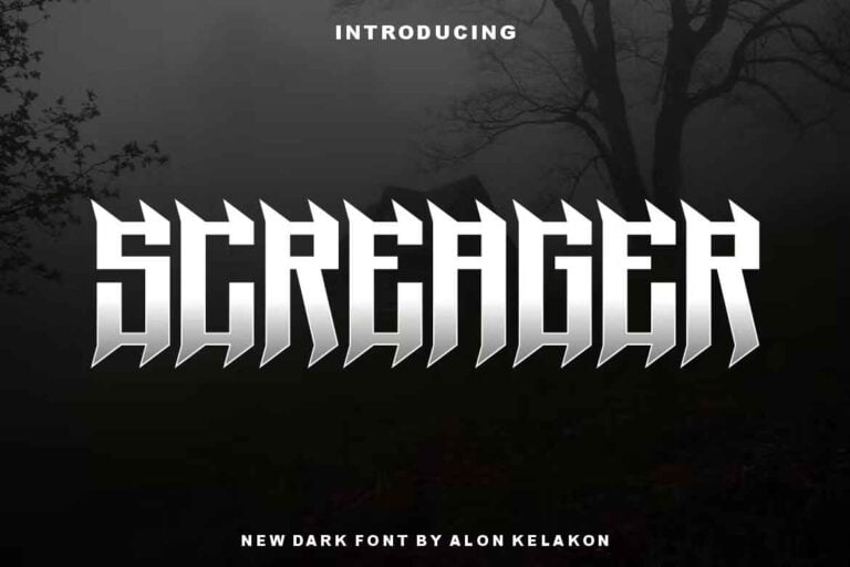 Screager Font