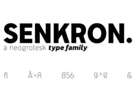 Senkron Font Family