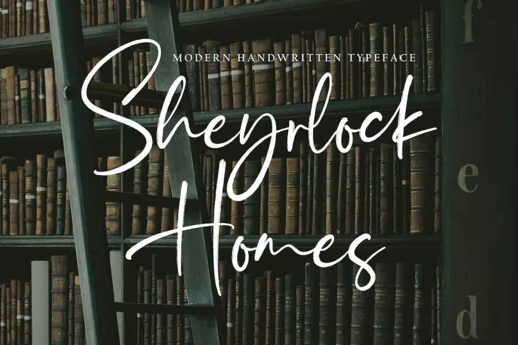 Sheyrlock Homes Font