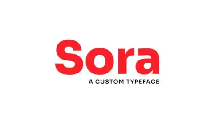 Sora Sans Serif Font Family