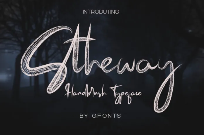 Stheway Brush Font