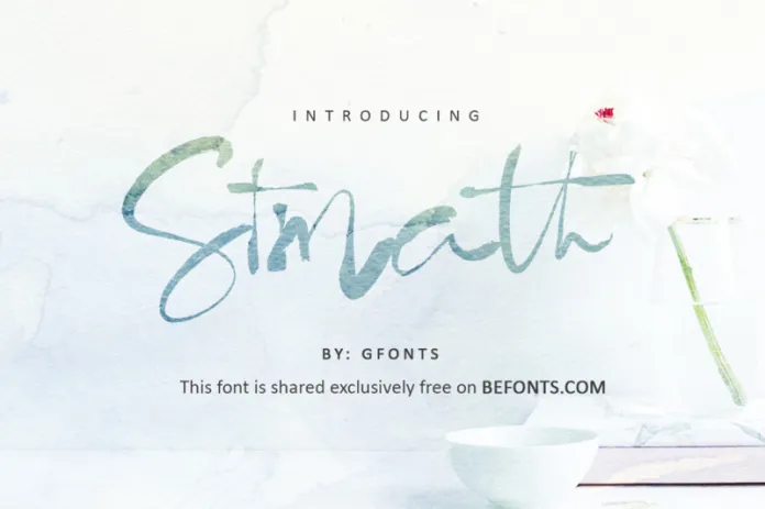 Stmath Calligraphy Font