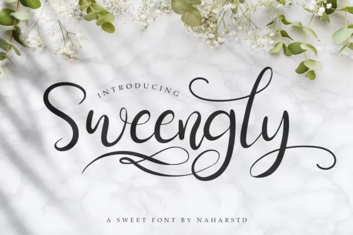 Sweengly – Sweet Script Font
