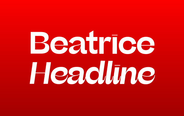The Beatrice Headline Font