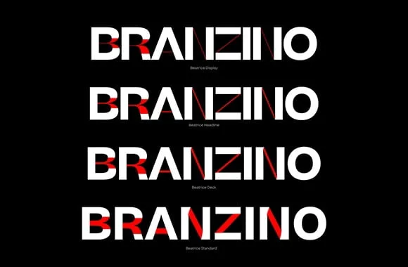 The Beatrice Headline and Beatrice Deck additions Font