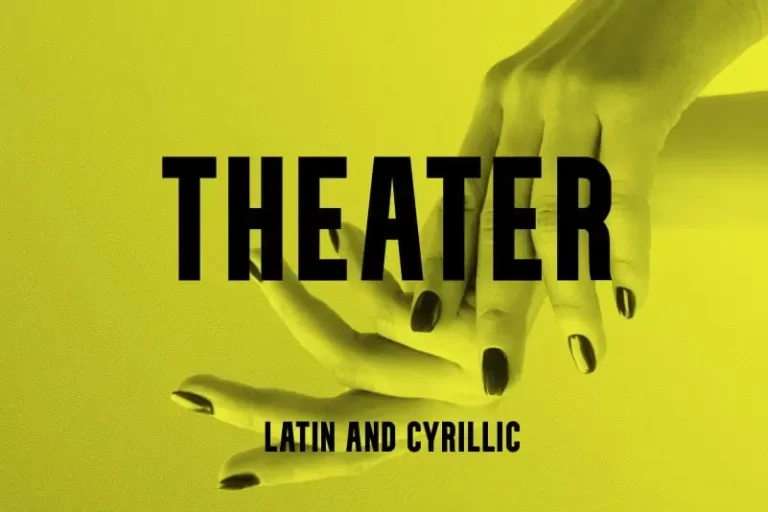 Theater Sans Serif Font