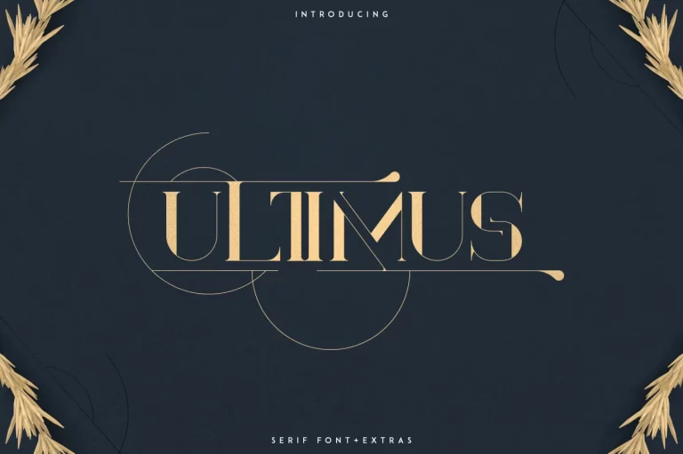 Ultimus Serif Font