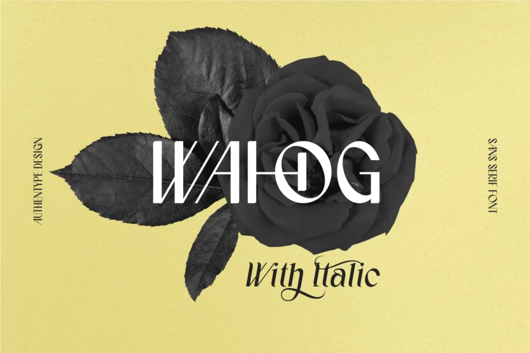 Wahog Font