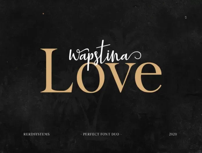 Wapstina Love – Duo Font