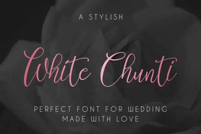 WhiteChunti Script Font