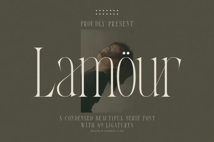 Lamour – Condensed Serif
