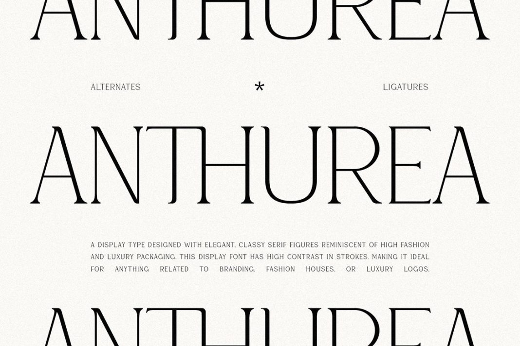 Anthurea Font