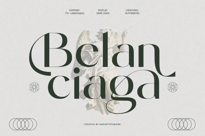 Belanciaga – Modern Sans Serif Font