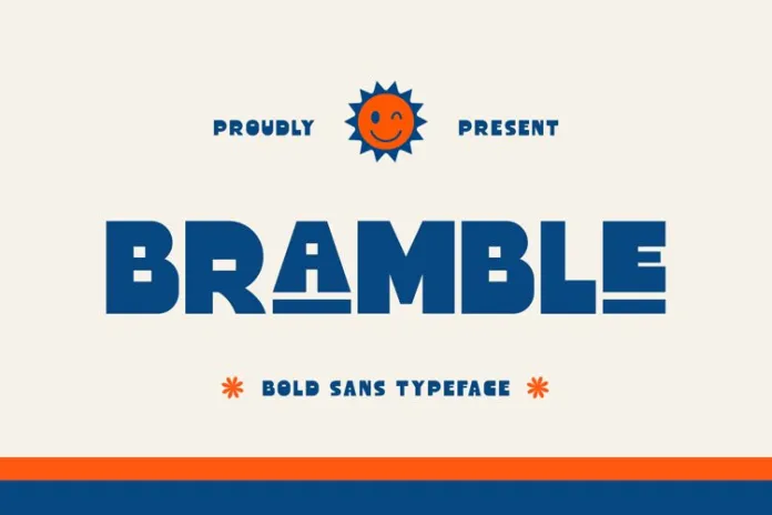 Bramble – Bold Sans Typeface Font