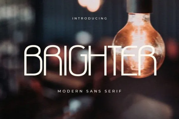 Brighter – Modern Sans Serif Font