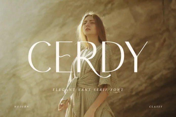 Cerdy – Elegant Sans Serif Font