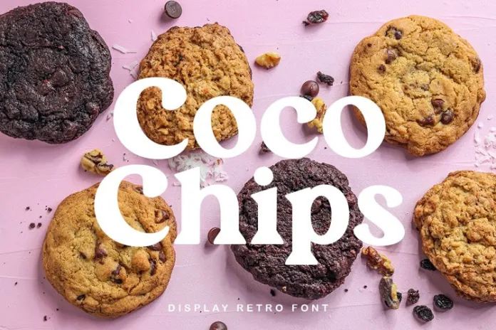 Choco Chips Retro Display